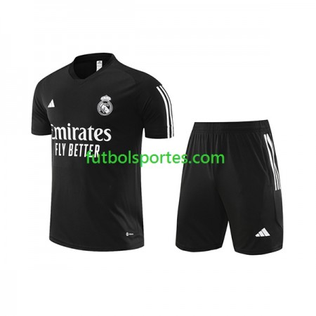 Real Madrid Niño Camiseta de Entrenamiento Negro 2023/2024